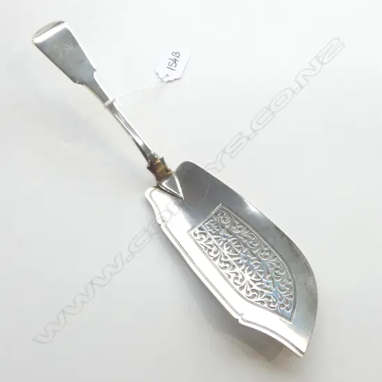 STG SILVER FISH SERVER, LONDON 1833 L.325mm 178gms