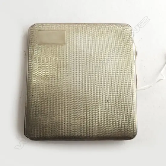 STG SILVER CIG. CASE, BIMRINGHAM 1937, 83gms
