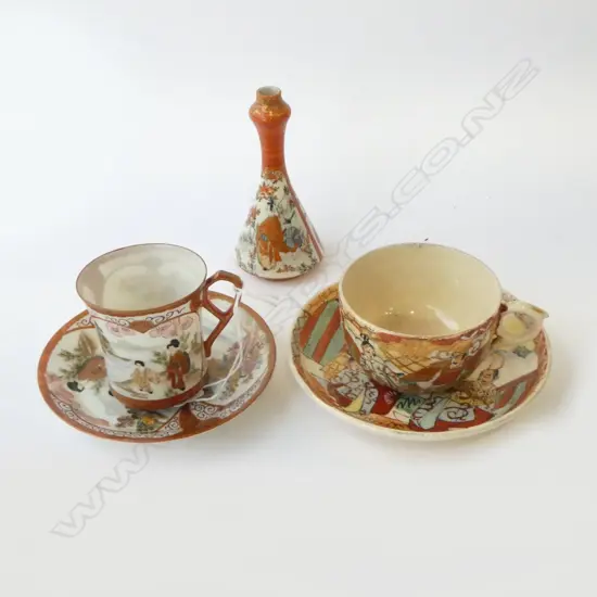 KUTANI C/S + VASE & SATSUMA C/S