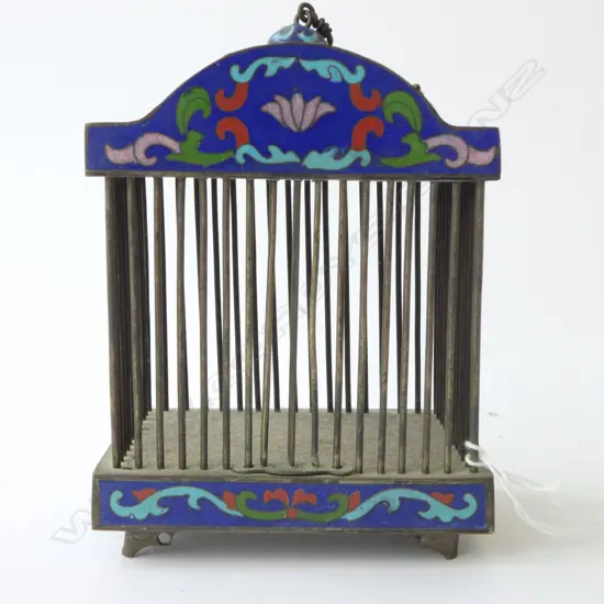 CLOISONNE CRICKET CAGE H.140mm