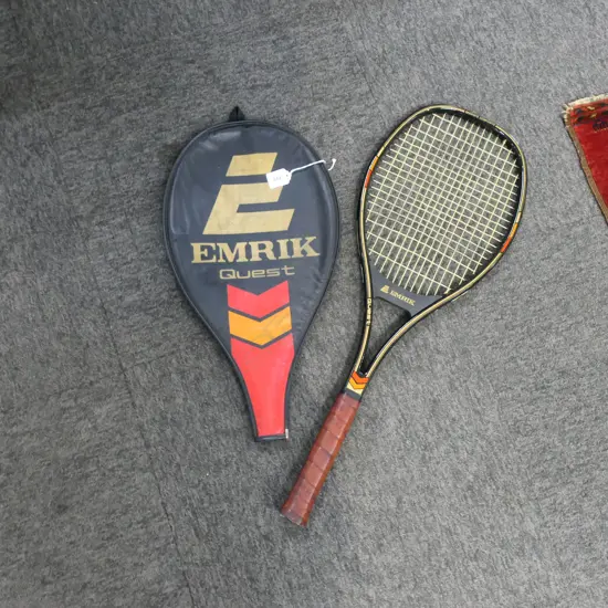 “EMRIK GUEST” GRAPHITE COMPOSITE RACQUET c.1990...