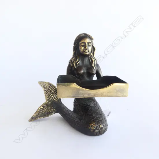 BRASS/BRONZE MERMAID CARD HOLDER H.180mm