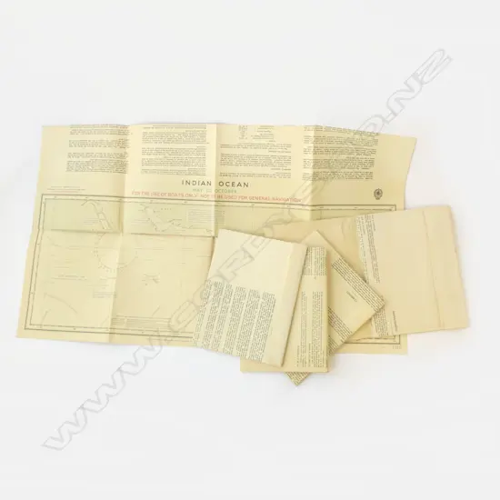 WWII ERA NAUTICAL MAPS    