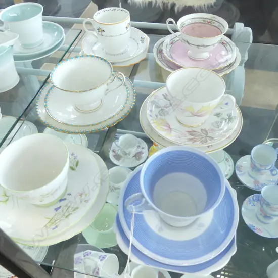 6 SHELLEY CHINA CSP SETS MIXED PATS