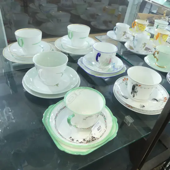 6 SHELLEY CHINA CSPS MIXED PATS