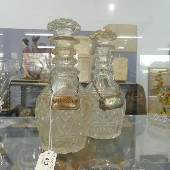 PR VICTORIAN WATERFORD DECANTERS H.220mm