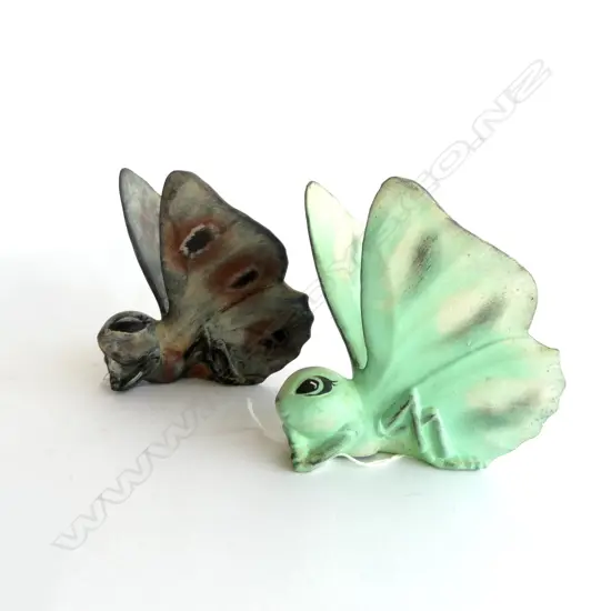 PR PAINTED POTTERY BUTTERFLIES, H.120 x 120mm