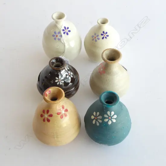 6 KEUM SUN LEE MINI VASES, H.80mm