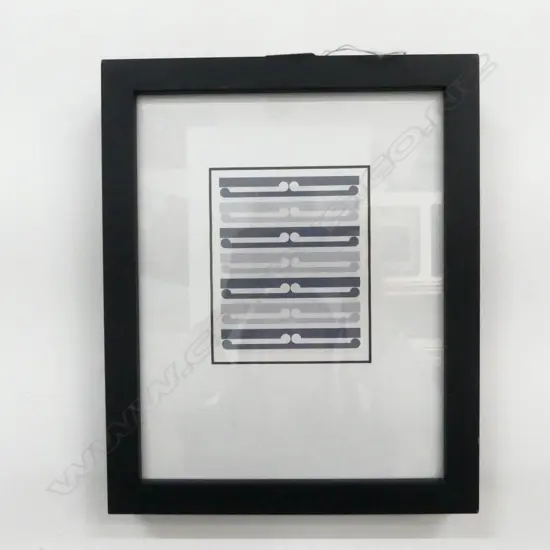 GORDON WALTERS FRAMED PRINT, UNTITLED KORU SERIES, 102x82mm Christchurch gallery