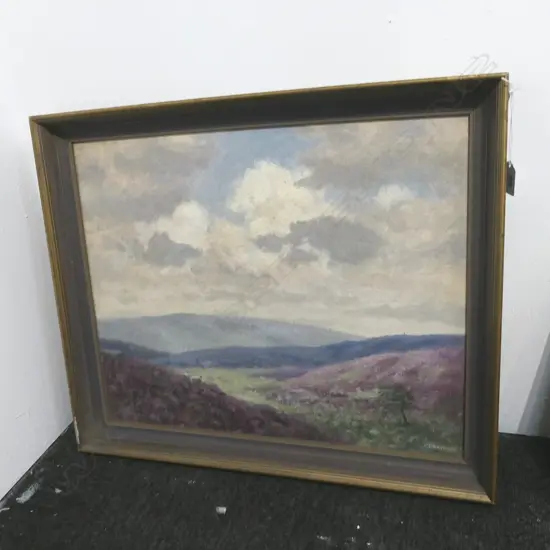 OIL ON BOARD THE MOORS SIGNED D BAGNELL H400 W490MM