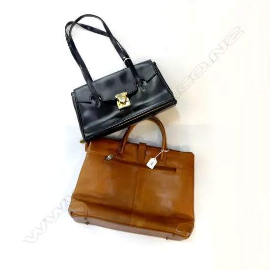 2 VINTAGE HANDBAGS; MAXIMA & COTTIE