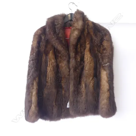 MOONEYS POSSUM FUR JACKET