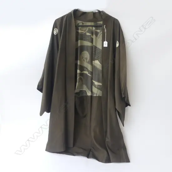 JAPANESE SILK HOUSE COAT 
