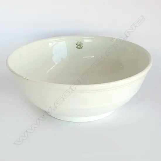 LRG VINTAGE GRINDLEY HOTEL WARE BOWL, Dia.390mm (star crack to base, internally intact)