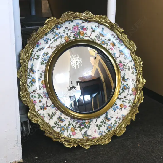 BURLEIGH WARE CONVEX MIRROR 480mm dia