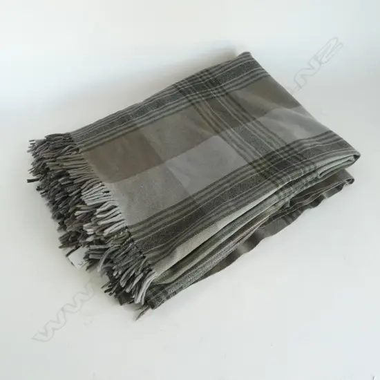 VINTAGE N.Z. WOOL BLANKET (FAULTS)