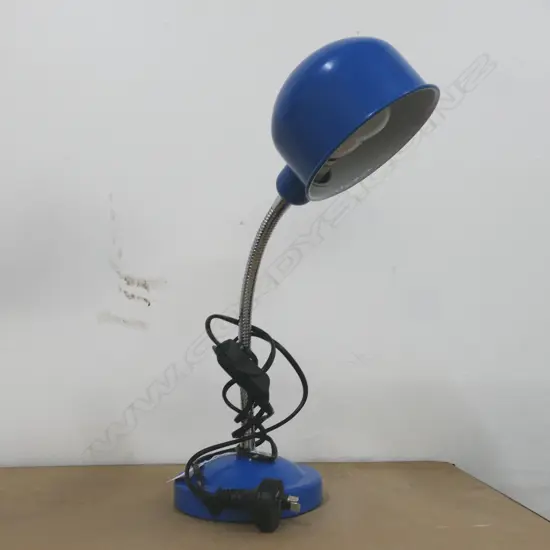 MODERN BLUE DESK LAMP H.360mm