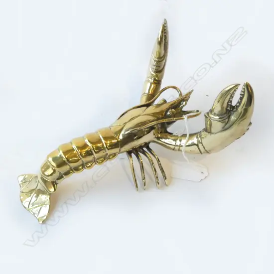BRASS LOBSTER H.210mm