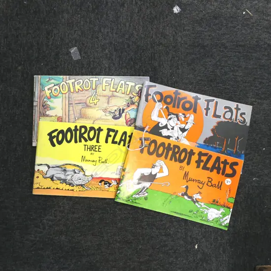 4 MURRAY BALL FOOTROT FLATS COMICS