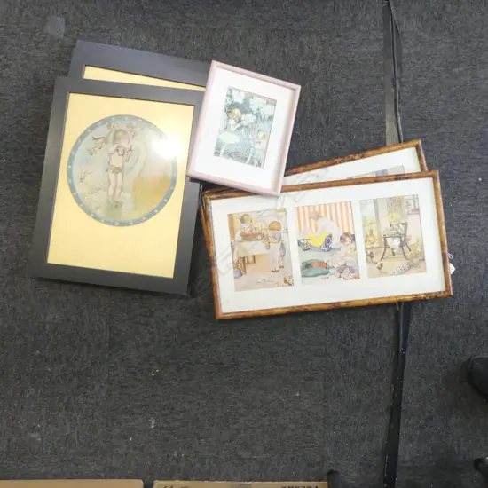 6 PRINTS CHILD ROOM SCENES