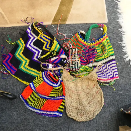 4 PAPUA NEW GUINEA BILUM BAGS 