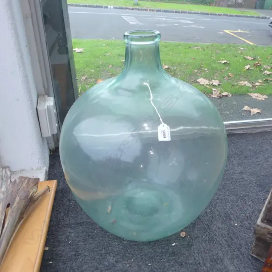 LARGE GLASS CARBOY BOTTLE H570MM
