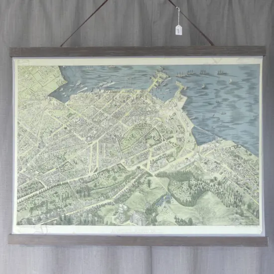 1886 MAP OF AUCKLAND N.Z.720x940mm