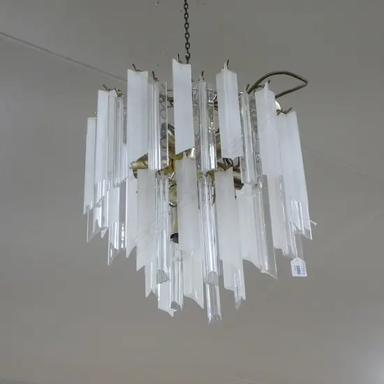 RETRO PERSPEX DROP CENTER LIGHT DIA400MM