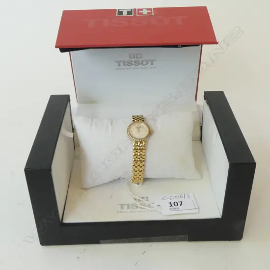 LADIES GP TISSOT WRIST WATCH, BOXED...