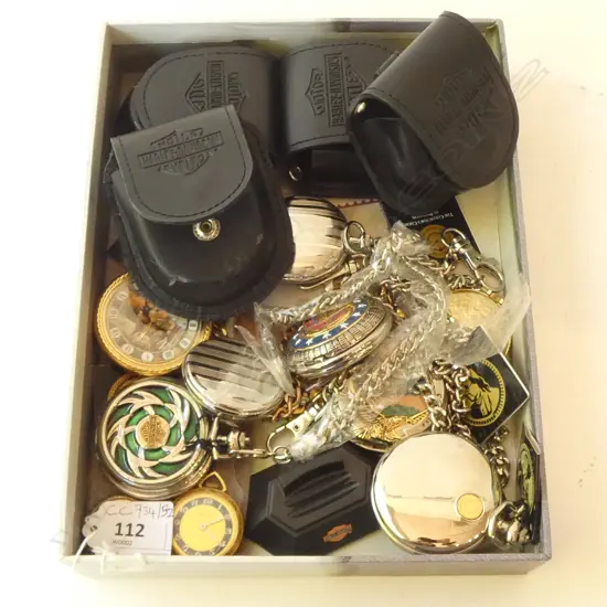 ASST. POCKET WATCHES; HARLEY DAVIDSON ETC