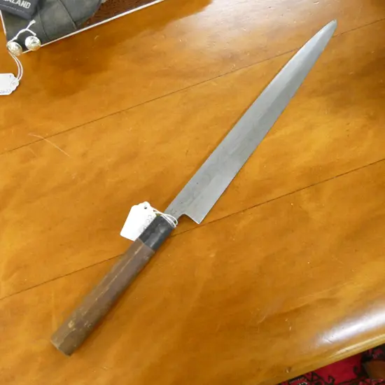 VINTAGE JAPANESE KNIFE, L.400mm, SIGNED