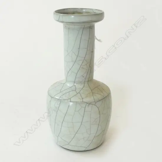 CRACKLE GLAZE VASE H.180mm