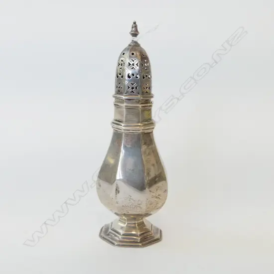 STG SILVER SIFTER, B'HAM 1904 H.170mm 104gms