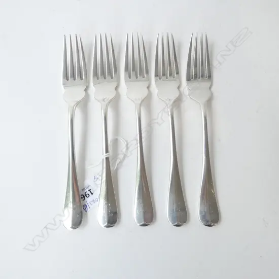 5 STG SILVER FORKS, SHEFFIELD 1924 336grms