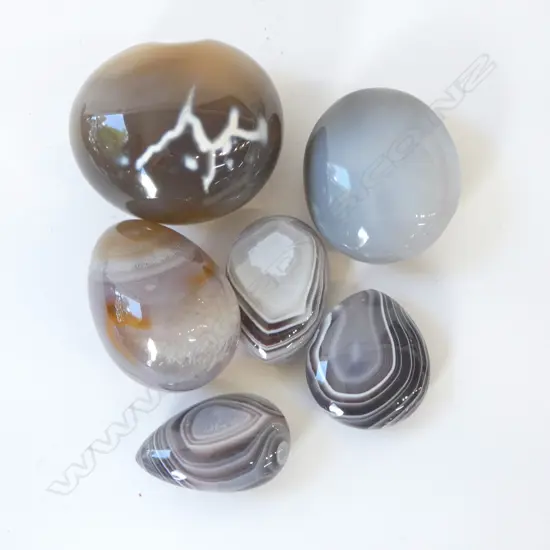 6 AGATE STONES L.55mm