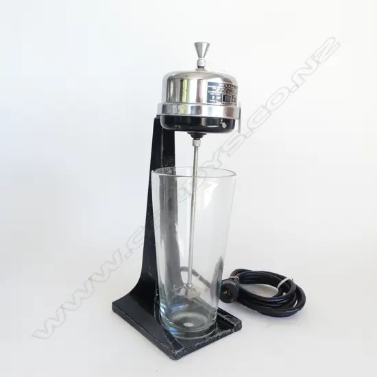 (2871) CHRONOMASTER ELEC CORP 1935 'MIXALL' MILKSHAKE MACHINE H.350mm + GLASS