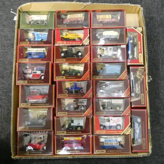 26 BOXED MATCHBOX MODELS OF YESTERYEAR