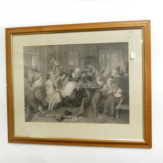 LG FRAMED VINTAGE PRINT 570x420mm