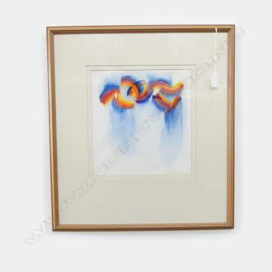 AGNES WOOD (1921-2013) DOUBLE SIDED WC '80 280x265mm