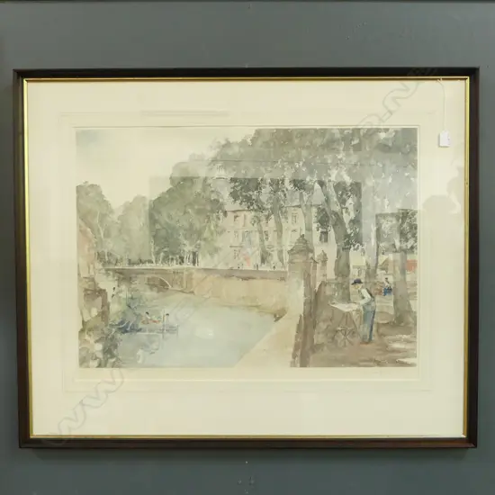 SIGNED FRANCIS RUSSELL FLINT PRINT 565x770mm