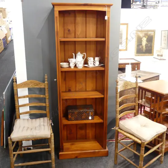 WOODEN BOOKSHELF 595x275x1855mm