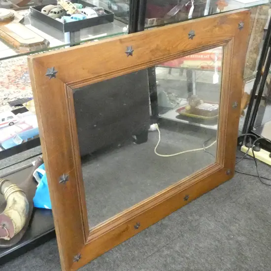 MIRROR, WOODEN FRAME 760x910mm