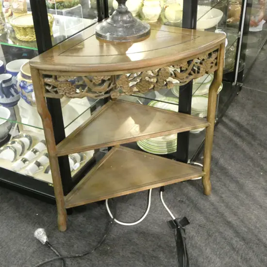 ORIENTAL CORNER TABLE H.760mm