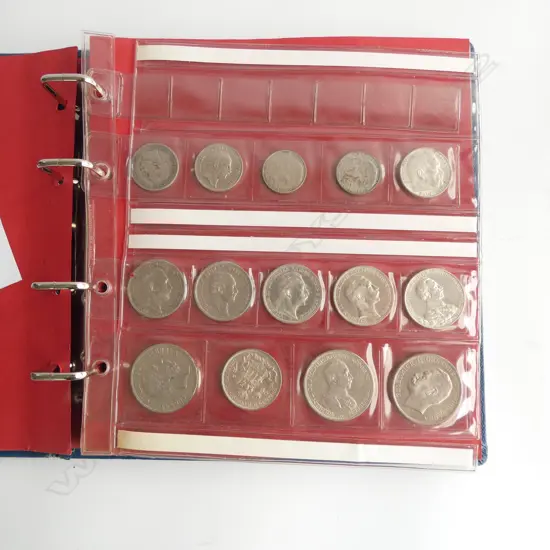 ALBUM OLD GERMAN MAINLY SILVER COINS