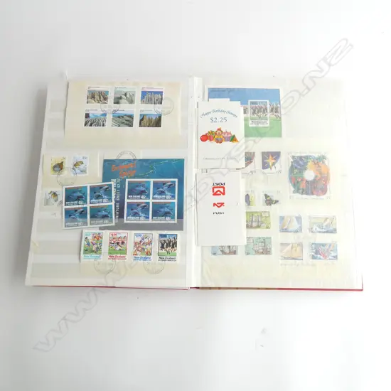 NZ 1990'S USED STAMP COLLECTION in album includes mini sheets & sets mainly Philatelic Bureau postmarks