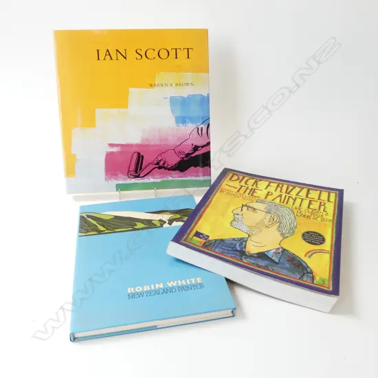 3 ART BOOKS FRIZZEL/ R WHITE/ I SCOTT
