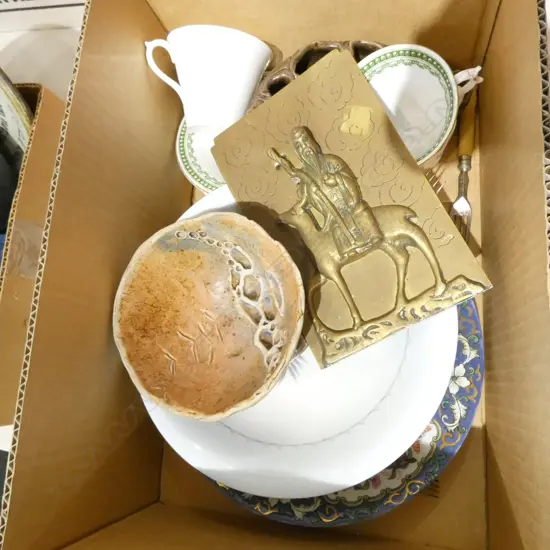 ASST. CHINA INCL. B&G FOOTED DISH, CHINESE PLATE ETC