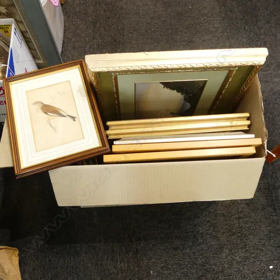 8 FRAMED PRINTS & 1 W/C ORIG. BY DEVON HUSTON