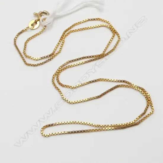 .333 GOLD NECKLACE 1.78gms L.415mm