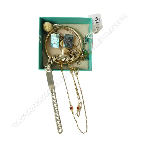 ASST. SILVER & GOLD PLATED JEWELLERY etc